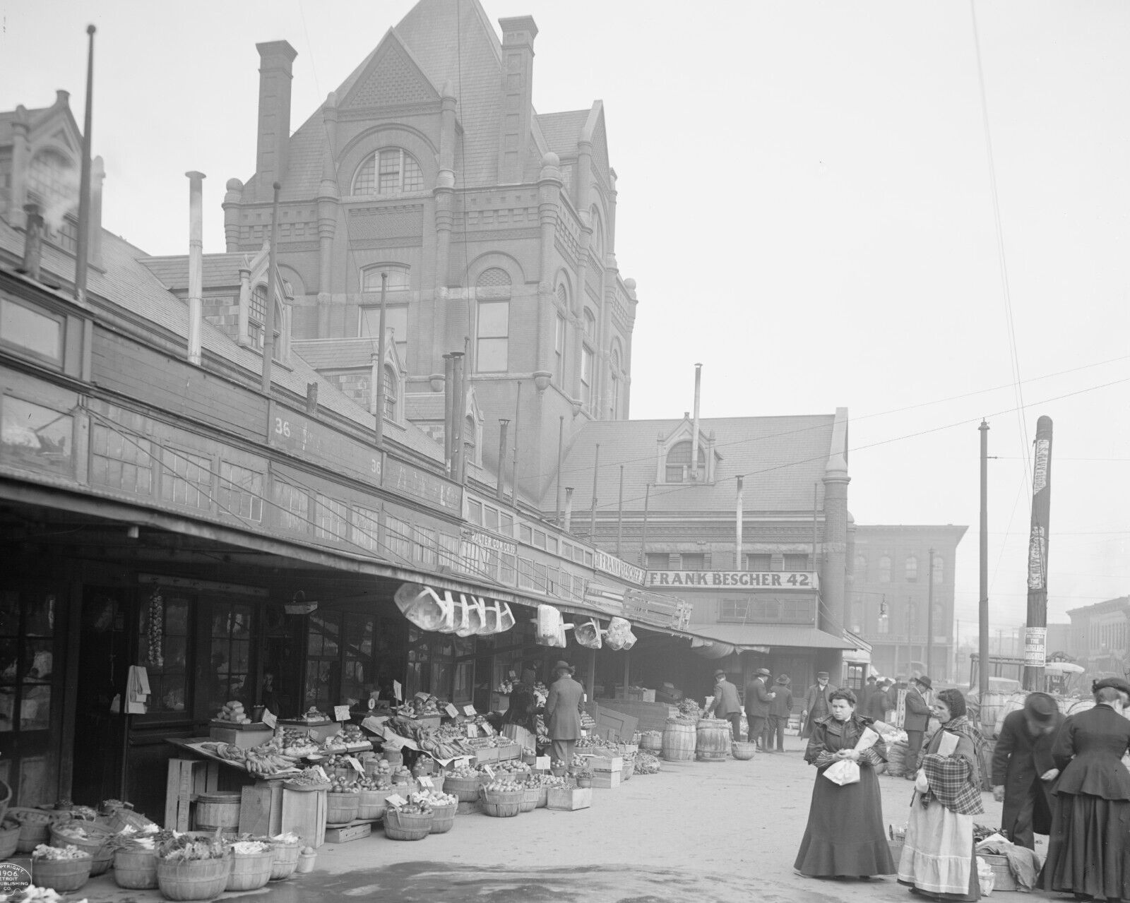 Kansas City, Missouri, City, Market, Early 1900s, New Reproduction Picture