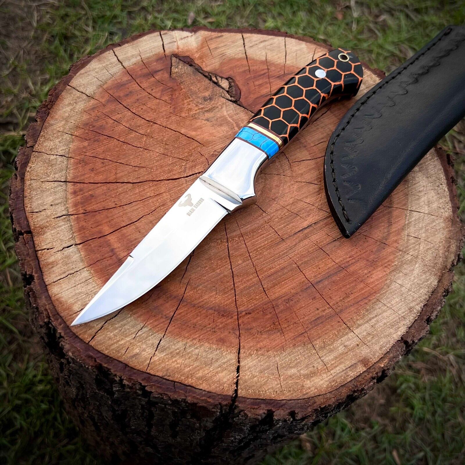 BLADE HARBOR CUSTOM HAND MADE HUNTING STAINLESS KNIFE CAMPING OUTDOOR MILITARY