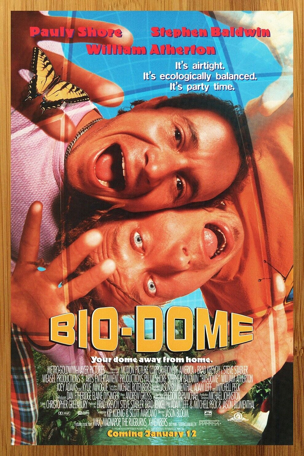 1995 Bio-Dome Vintage Print Ad/Poster Pauly Shore Comedy Movie Promo Art 90s