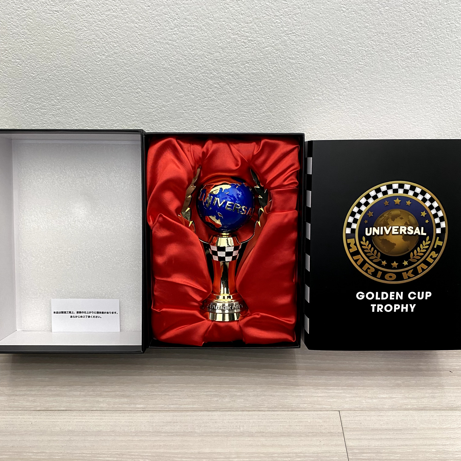 Super Nintendo World KT Mario Kart Limited Item Golden Cup Trophy USJ SuperMario