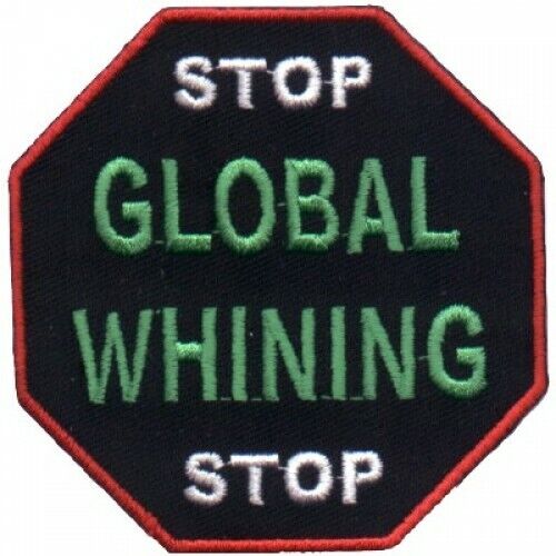 Motorcycle Jacket Patch - Stop Global Whining
