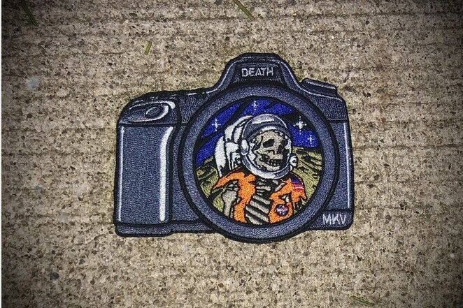 Questionable Morality Death Mk5 LE Morale Patch 45 QM Skull Camera Astronaut