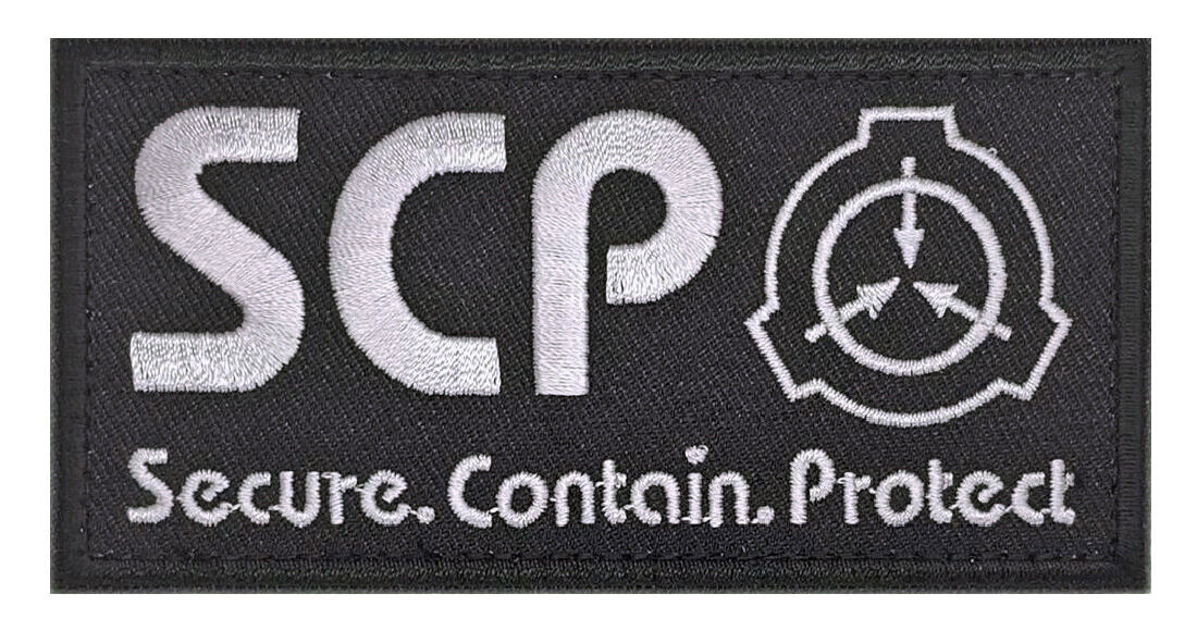 SCP Foundation Special Containment Patch [4.0 X 2.0 - Hook Fastener Backing -S4]