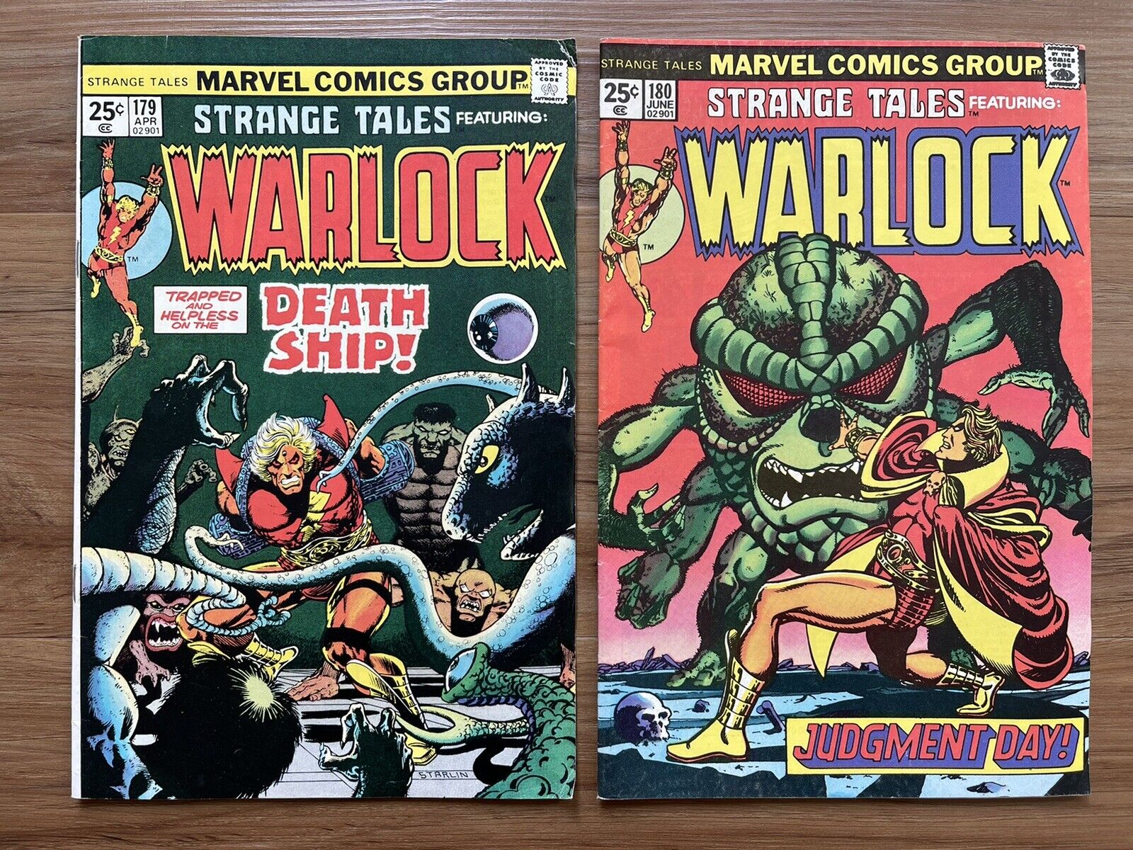 Strange Tales Featuring Warlock 179 180 Marvel Comics Gamora - NICE SHIPS FREE