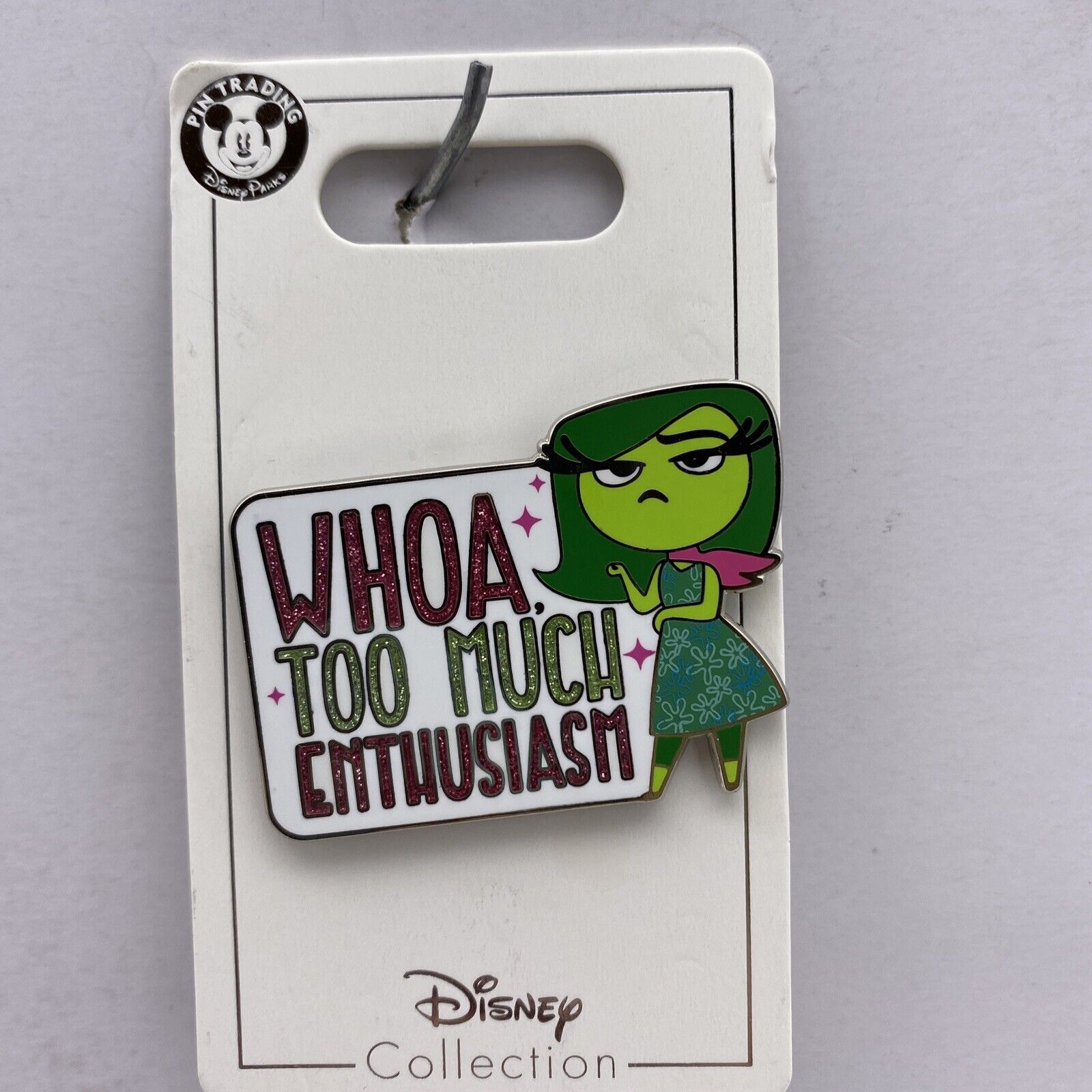 Disney Parks Pin Pixar Inside Out Disgust 