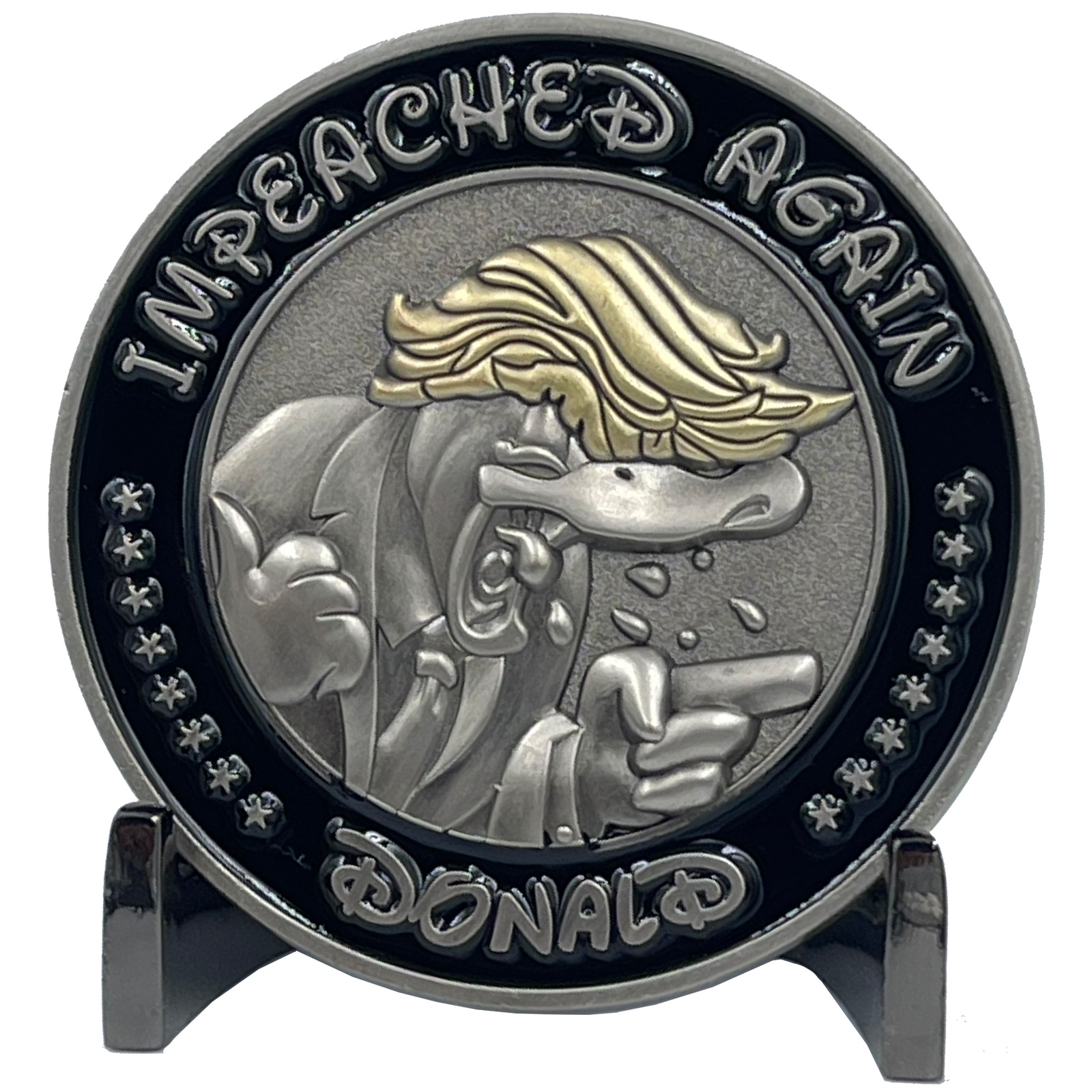Donald Trump Duck Challenge Coin President MAGA 45 BL7-001