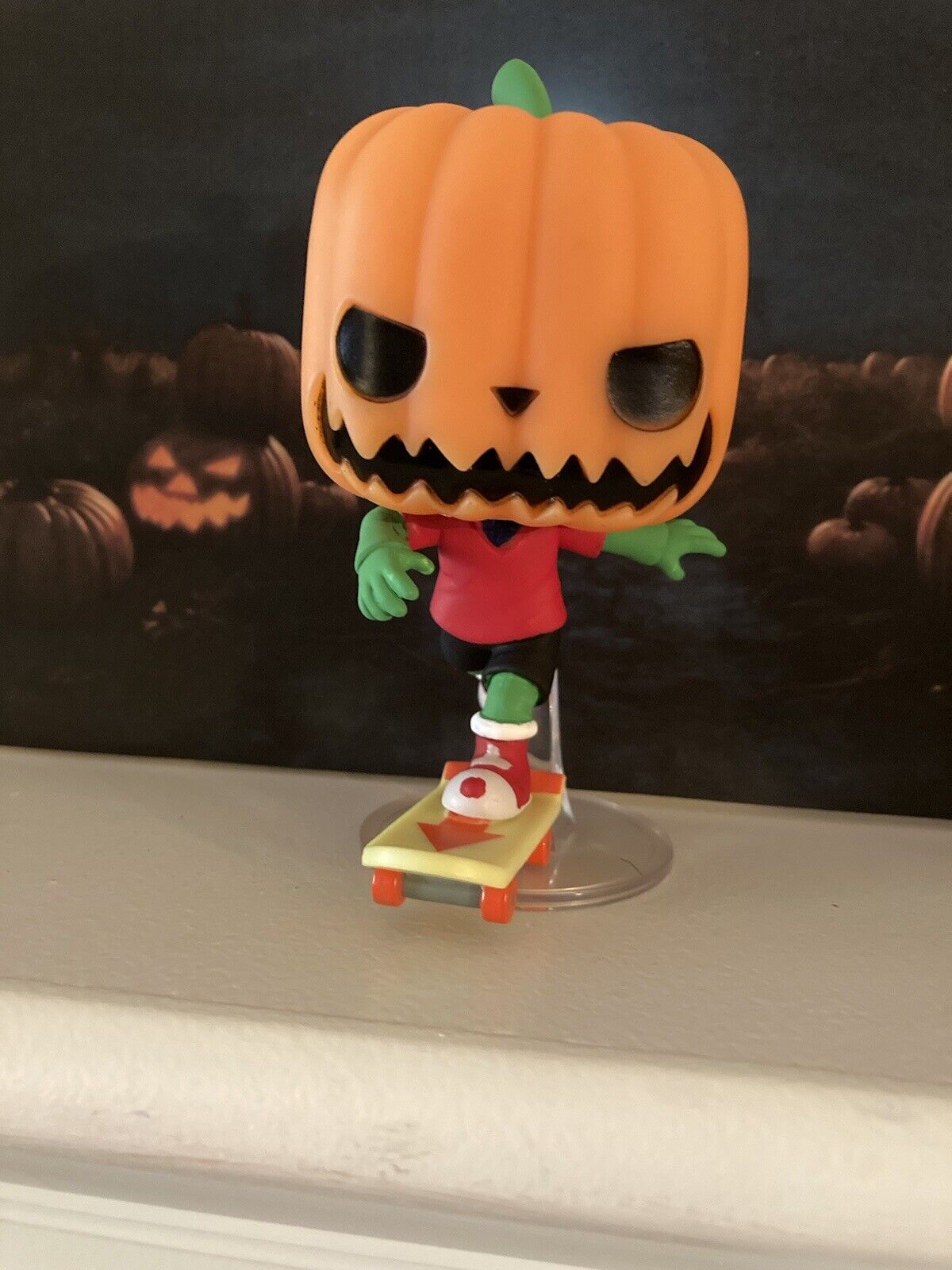 Halloween Skateboarding Jack-o’-Lantern Custom Funko
