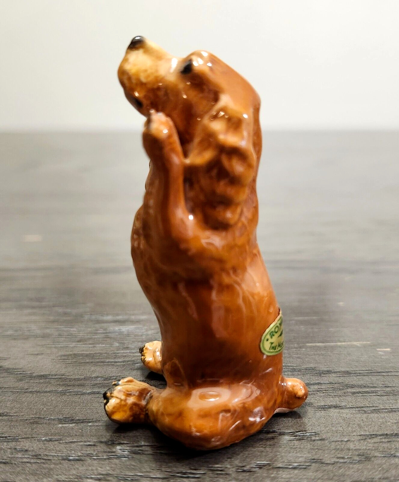 Vintage Morten\'s Mortens Studio Golden Cocker Spaniel Dog Begging Figurine 3\
