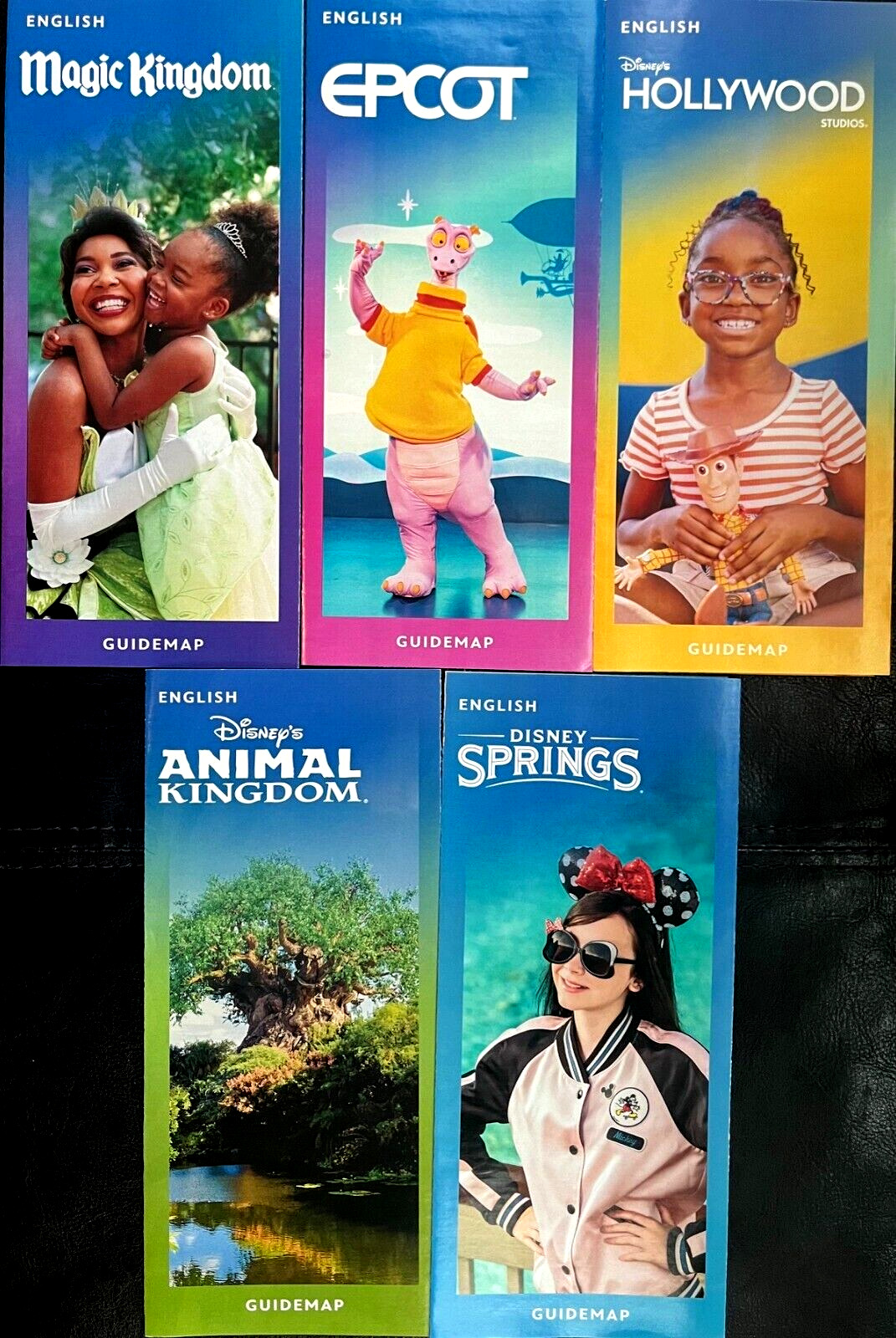 NEW 2024 Walt Disney World Theme Park Guide Maps 5 Maps Newest Available