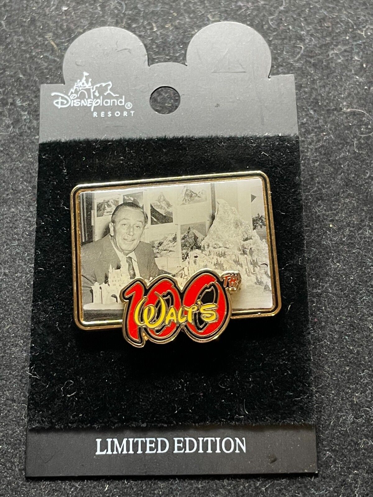 Disney Pin - DLR - Walt\'s 100th Framed Pin Series #2 - Matterhorn 9943 LE