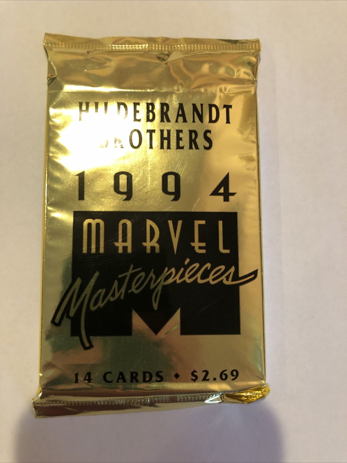 1994 FLEER Marvel Masterpieces Hildebrandt Jumbo Pack Sealed poss Gold Holofoil