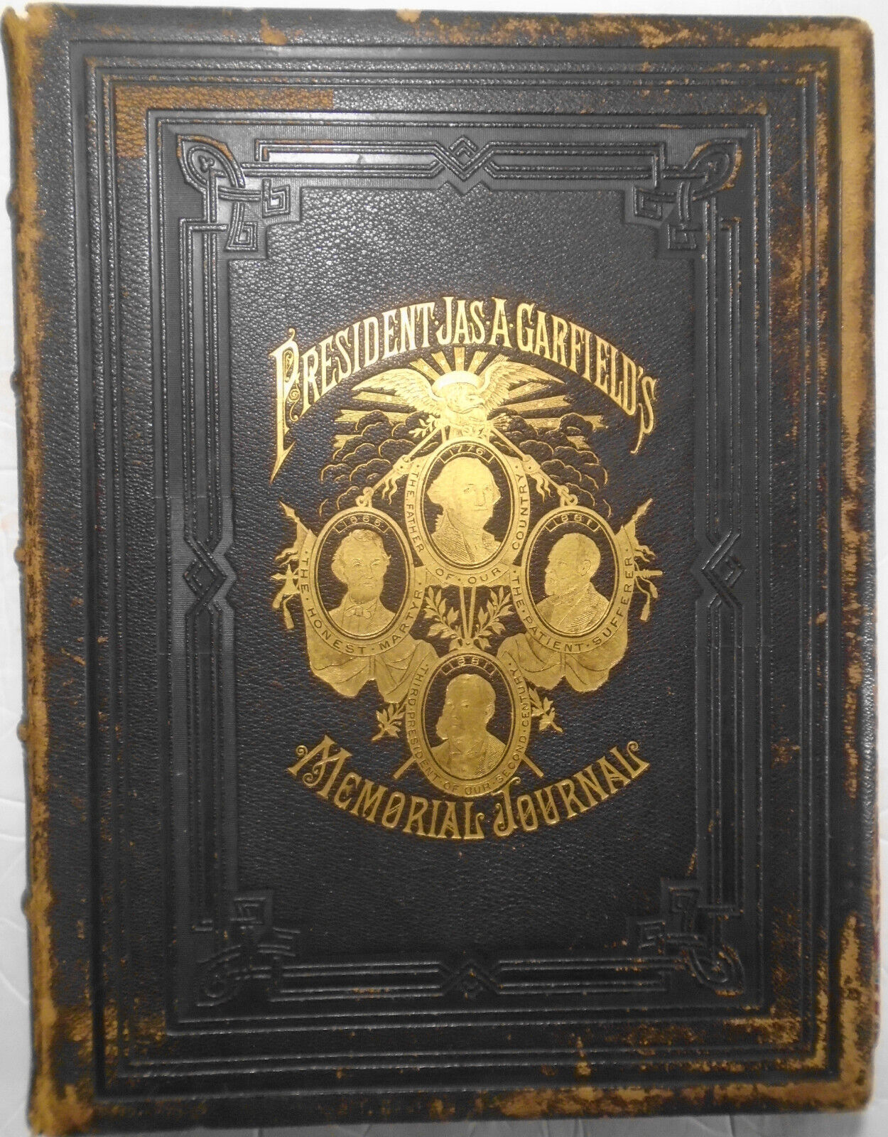 1882 President James A Garfield's Memorial Journal by Clara F Deihm. 1st edition