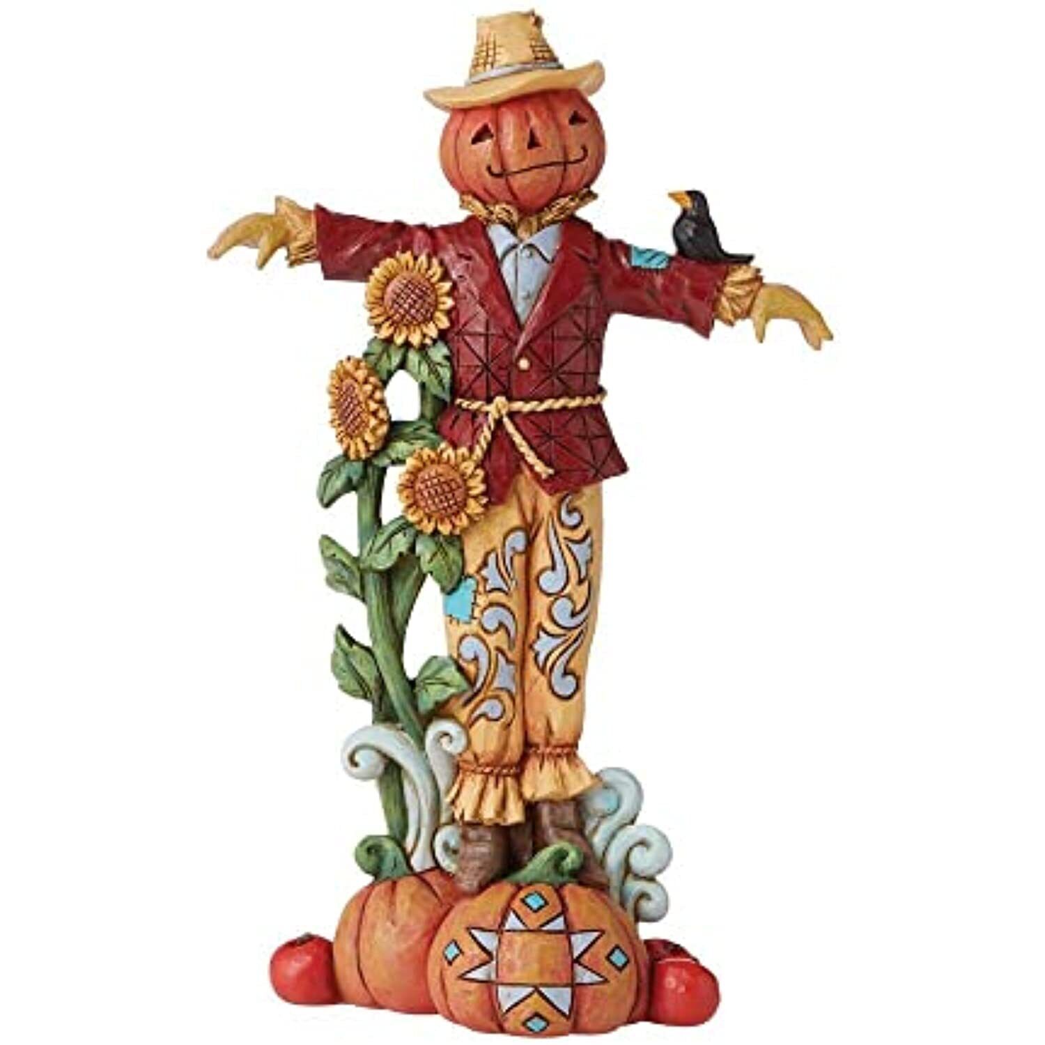 Jim Shore Heartwood Creek Fall Harvest Scarecrow Figurine, 7.28 Inch 6010679