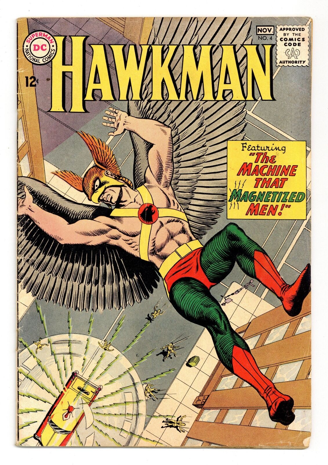 Hawkman #4 VG- 3.5 1964 1st app. and origin Zatanna