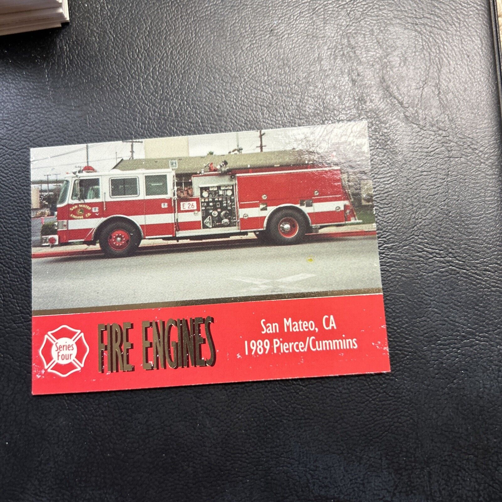 Jb29 Fire Engines Bon Air Series 4 Four 1994 #391 Pierce Cummins 1989