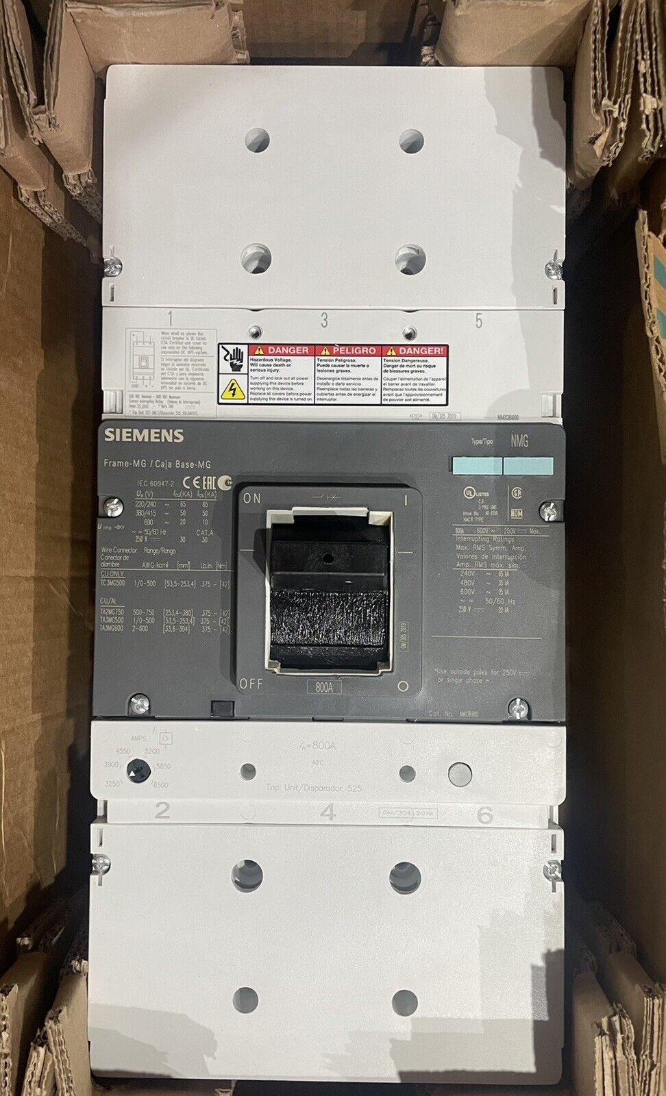Siemens NGB3B100B 3P 100A 600V Circuit Breaker