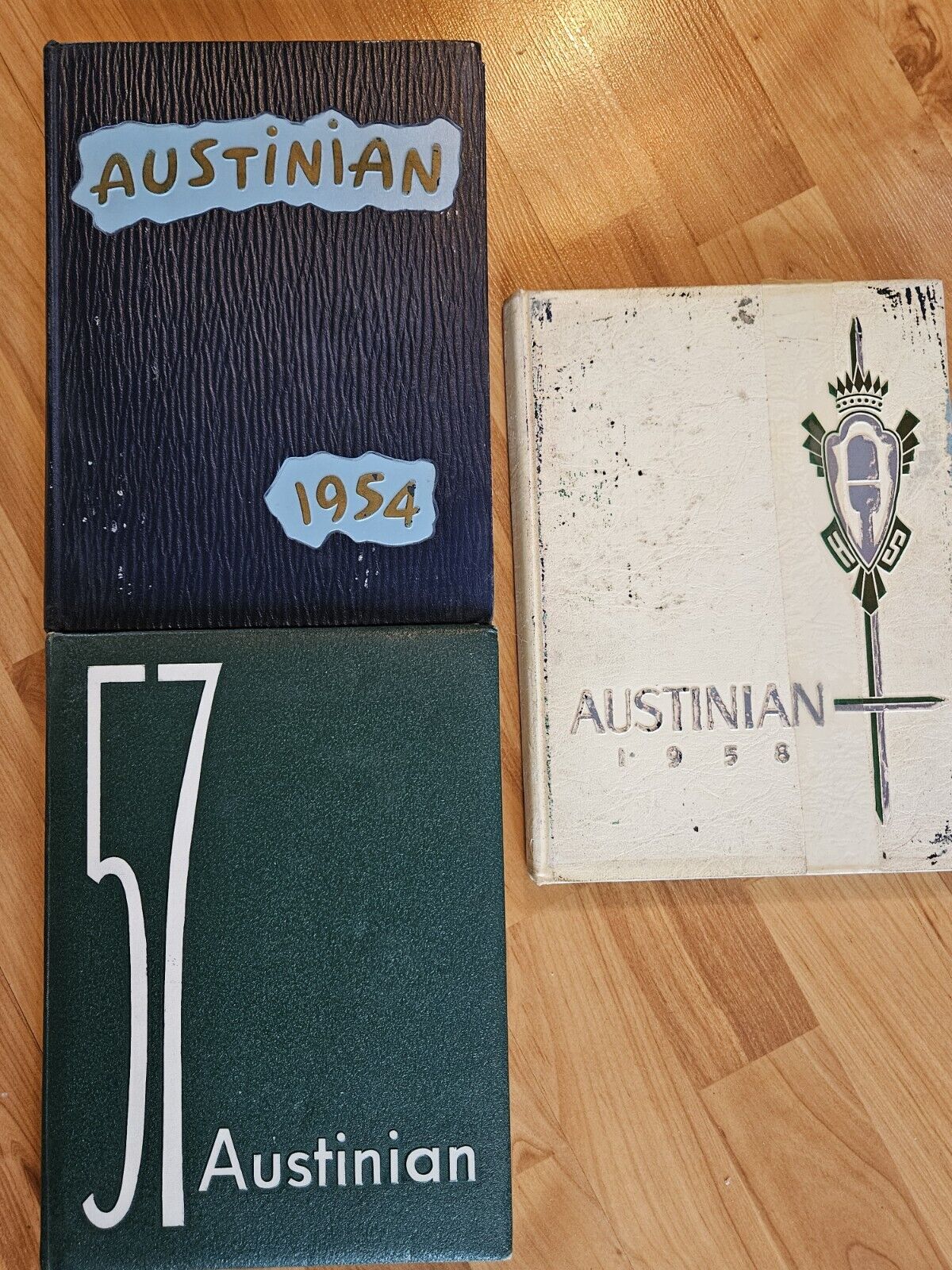 Austin Minnesota High School Yearbook lot 1954, 1957, 1958 Austinian MN Minn