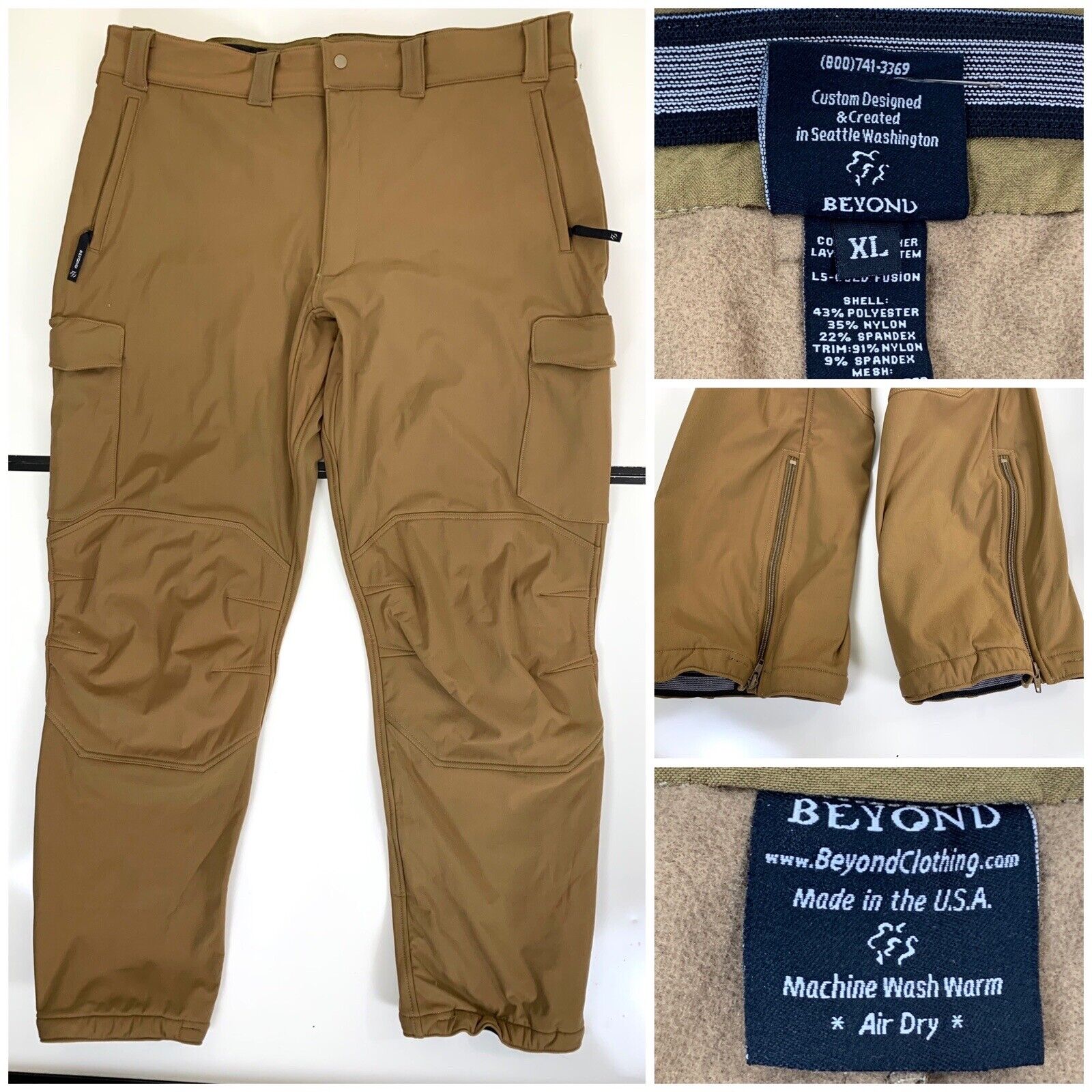 Beyond Clothing - Tactical Pants - CLS PCU L5 Cold Fusion Pants - Mens Size XL