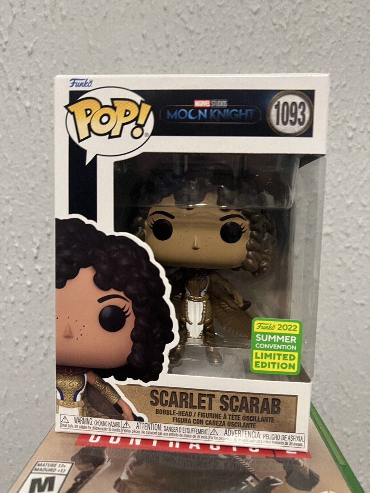 FUNKO POP Scarlet Scarab Moon Knight  SDCC 2022 Shared Exclusive W/PROTECTOR