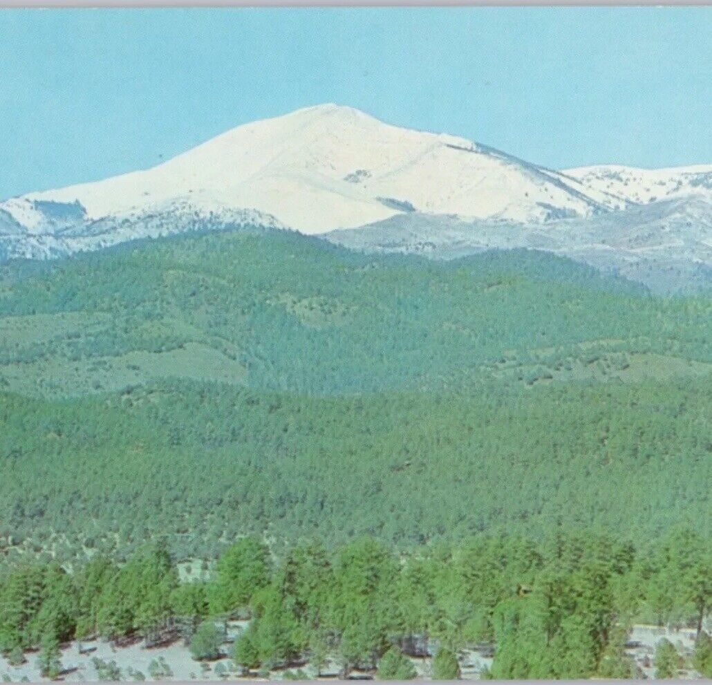 Sierra Blanca Mountains Ruidoso, NM Apache 1969 Vintage Dexter Postcard Unposted