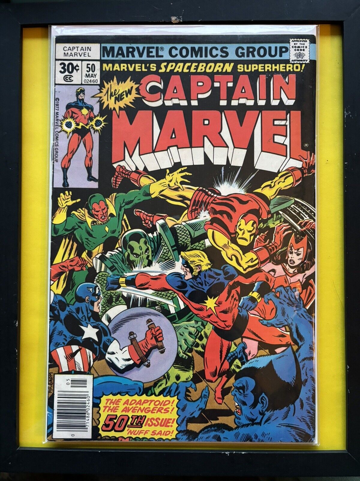 Captain Marvel #50 1st Minn-Erva VG/F/5.0 (Marvel, 1977) 🙃