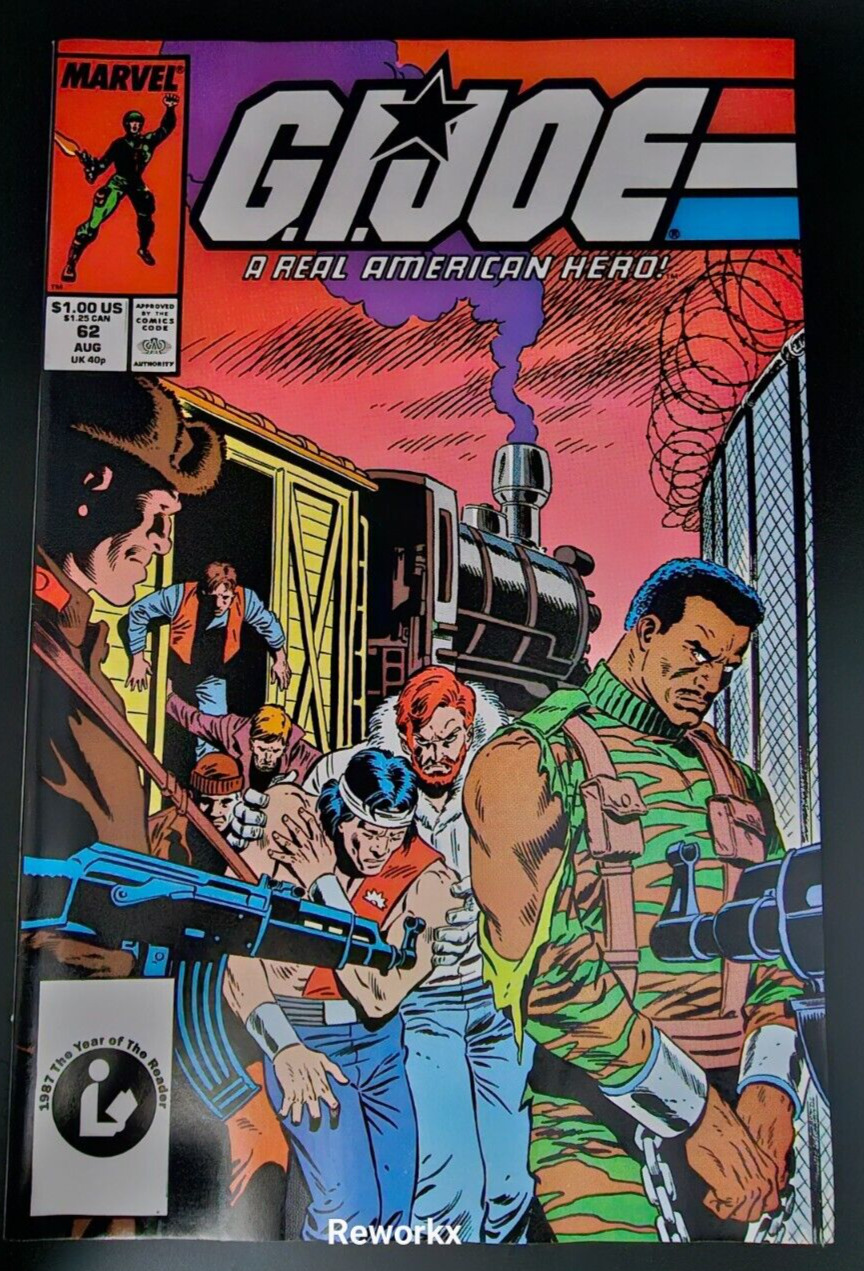 GI JOE No. 62 A Real American Hero 1987 Marvel Comics \