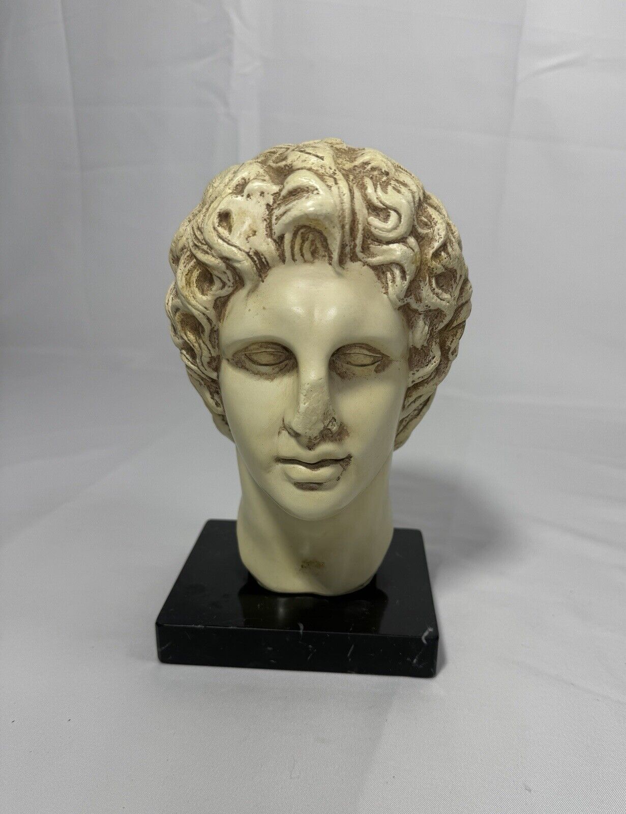 Alexander the Great Macedonian Bust Statue King Of Vergina Ancient Greece 8”Tall