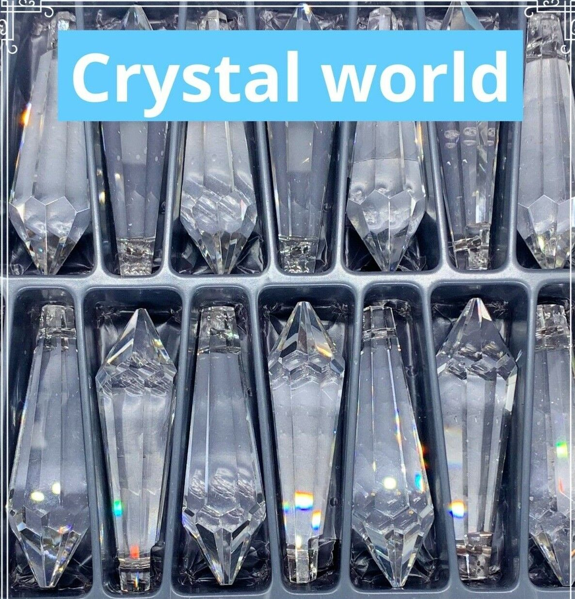 420 Clear Crystal Chandelier Parts Lead Prisms Asfour Crystal Wholesale 38mm 