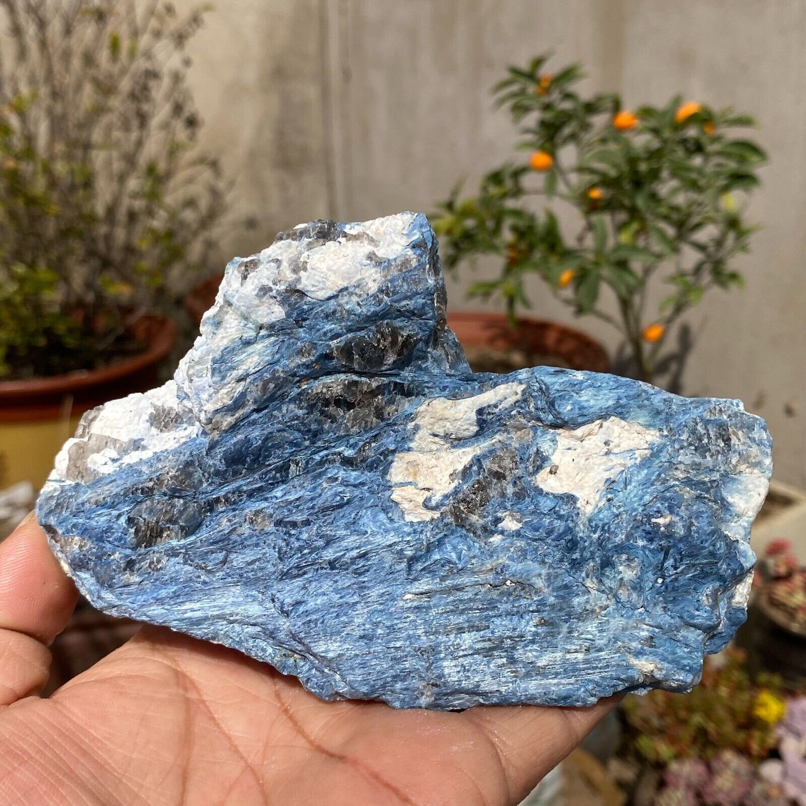 490g Large Rare Dumortierite Blue Gemstone Crystal Rough Specimen Madagascar