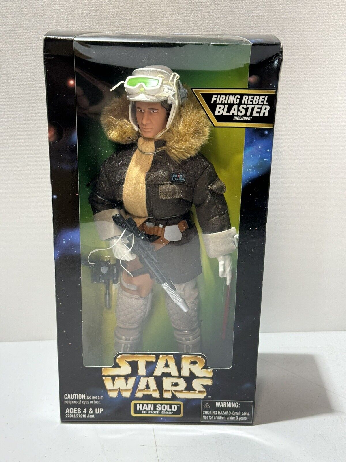 STAR WARS Han Solo Hoth Gear 12 inch Rebel Alliance 1997 Kenner New in Box