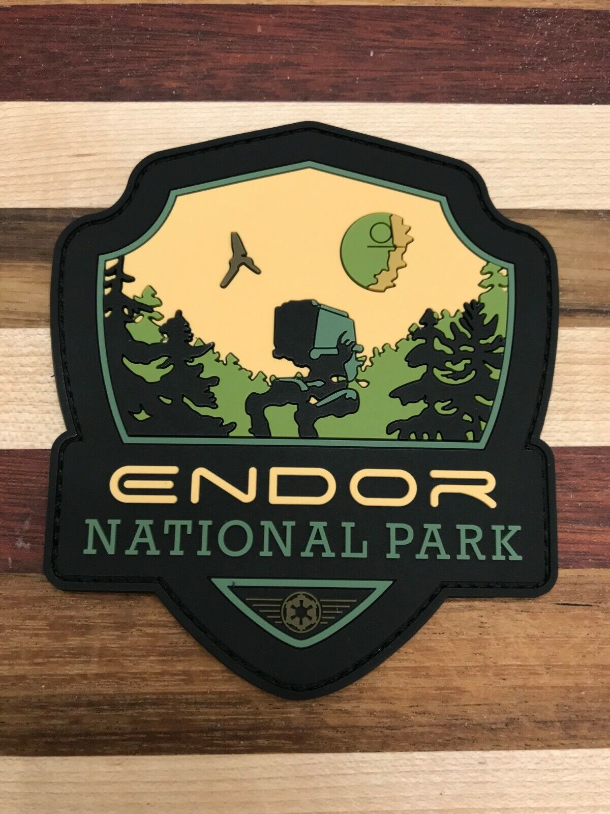 Star Wars, Endor National Park Patch, 3D PVC Rubber