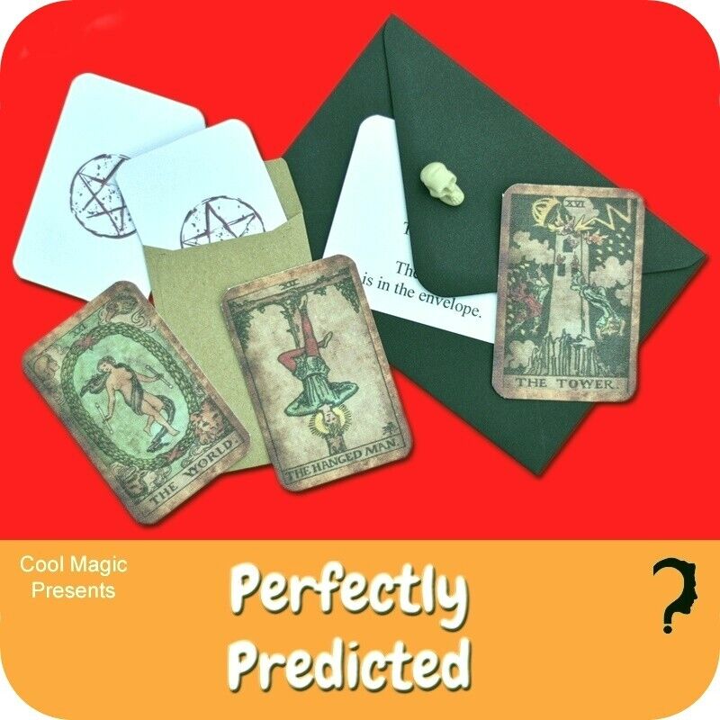 Perfectly Predicted Prediction Mentalism Bizarre Magic Card Trick Easy Close Up