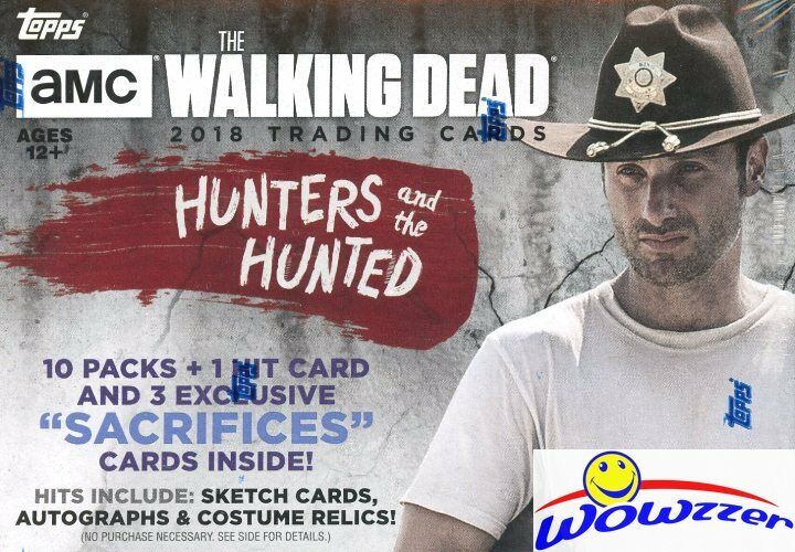2018 Topps The Walking Dead The Hunters and the Hunted Sealed Blaster Box-1 HIT