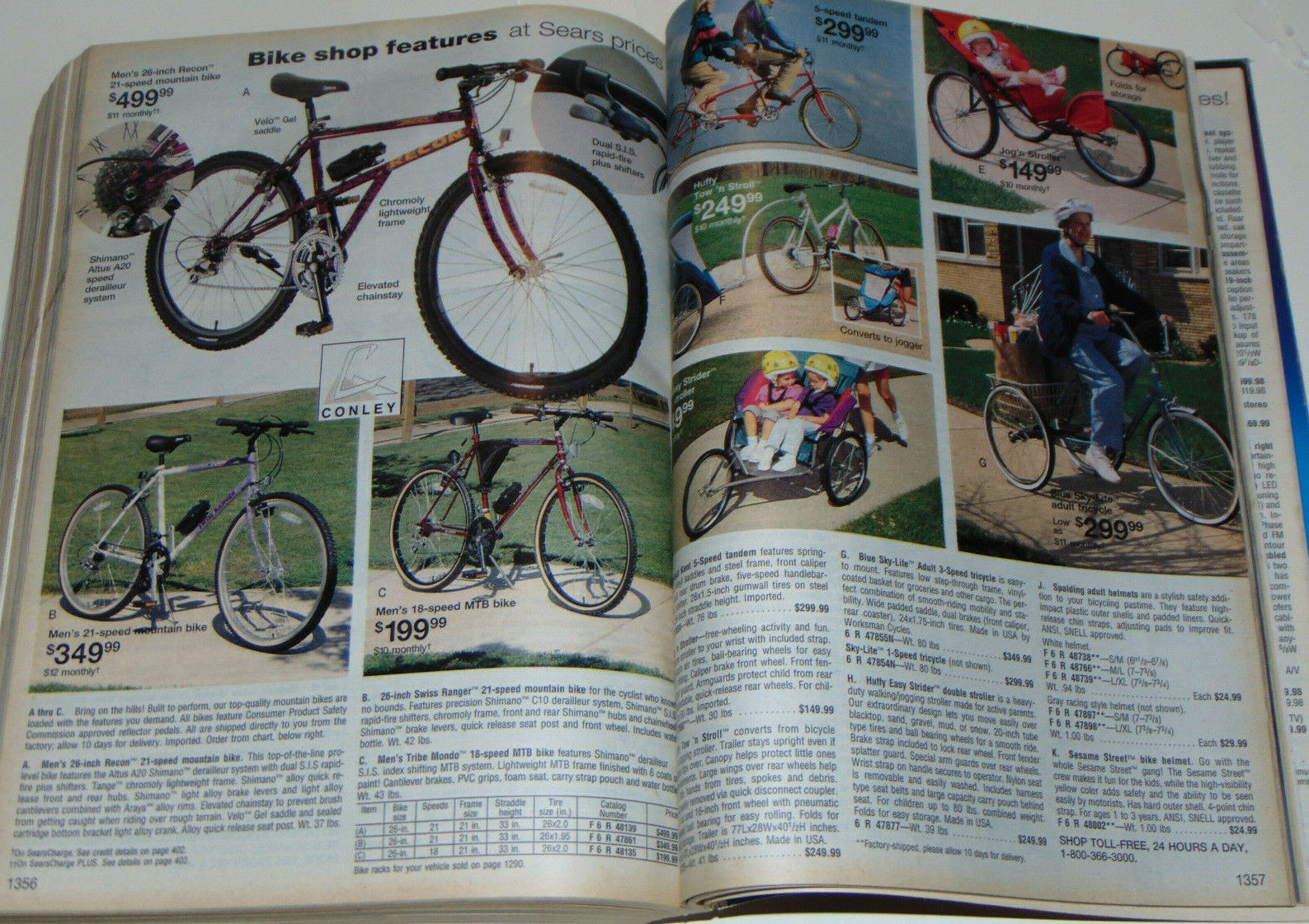 VINTAGE 1993 SEARS SPRING & SUMMER CATALOG 1500 PAGES CLOTHES/BIKES/TOOLS/++++