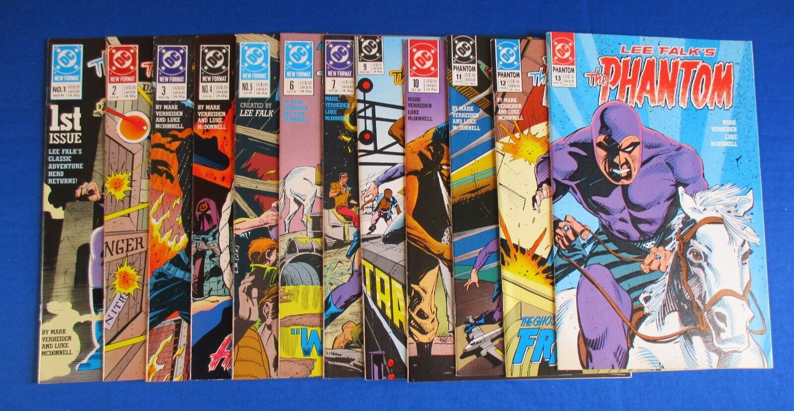 The Phantom #1-13 Series - DC Comics 1989 Missing 8 High Grade Books