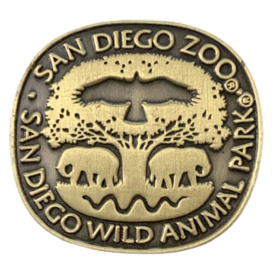 Vintage San Diego Zoo San Diego Wild Animal Park Travel Souvenir Pin