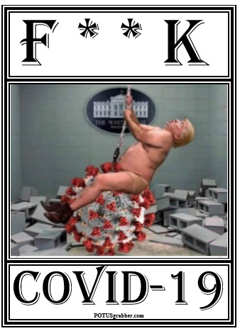 anti Trump/ anti virus: F**K VIRUS UNCENSORED humorous political bumper sticker