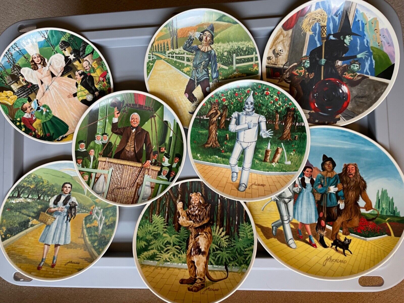 Knowles Collector Plates Wizard of Oz (Complete Set of 8 for $325)