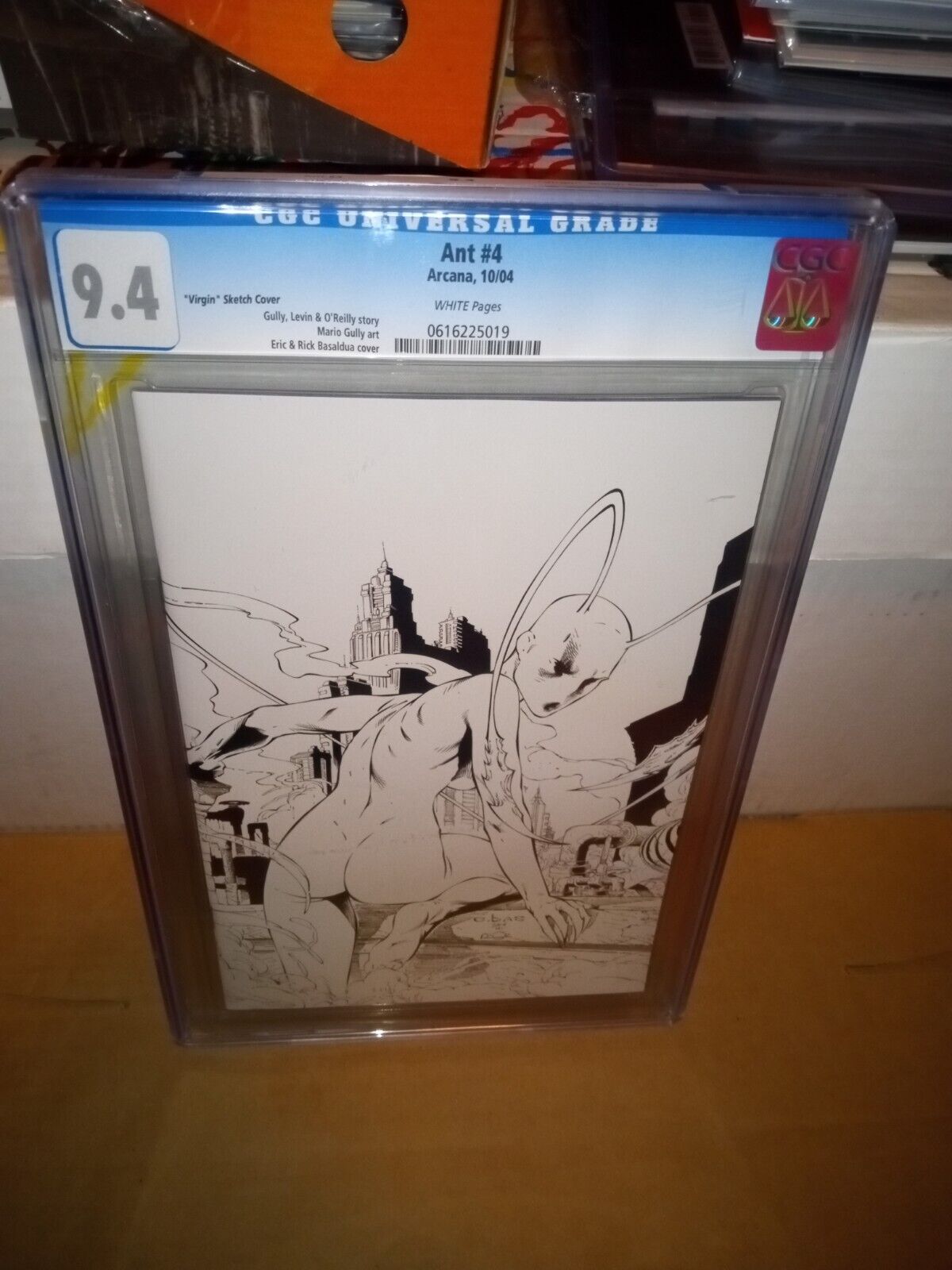 Arcana (2004) Ant Volume 1 Issue 4 Virgin Sketch Cover CGC 9.4