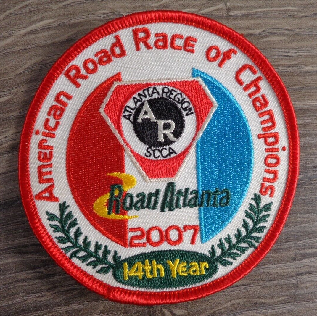 2007 SCCA Atlanta Region ARRC American Road Race Of Champions Patch NOS
