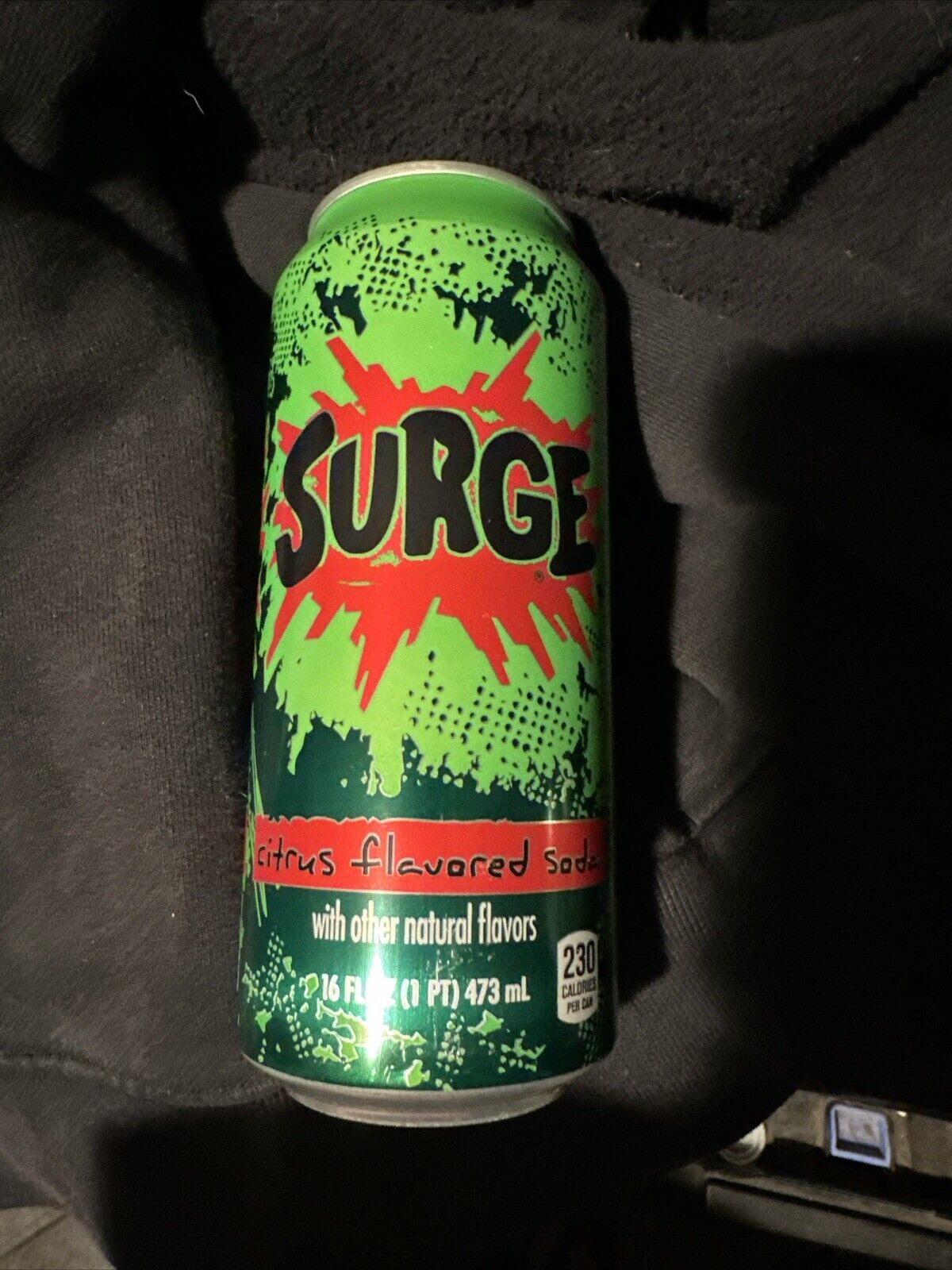 Unopened 2021 Full Can of Surge Citrus Soda 16 oz Discontinued Rare Collectible