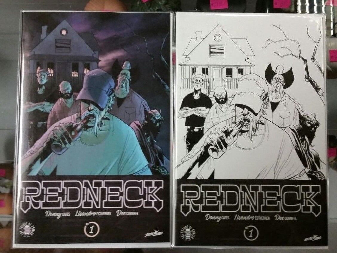Redneck #1 Image Anniversary 25th Blind Box Color & B/W Variant Rare Set 2017
