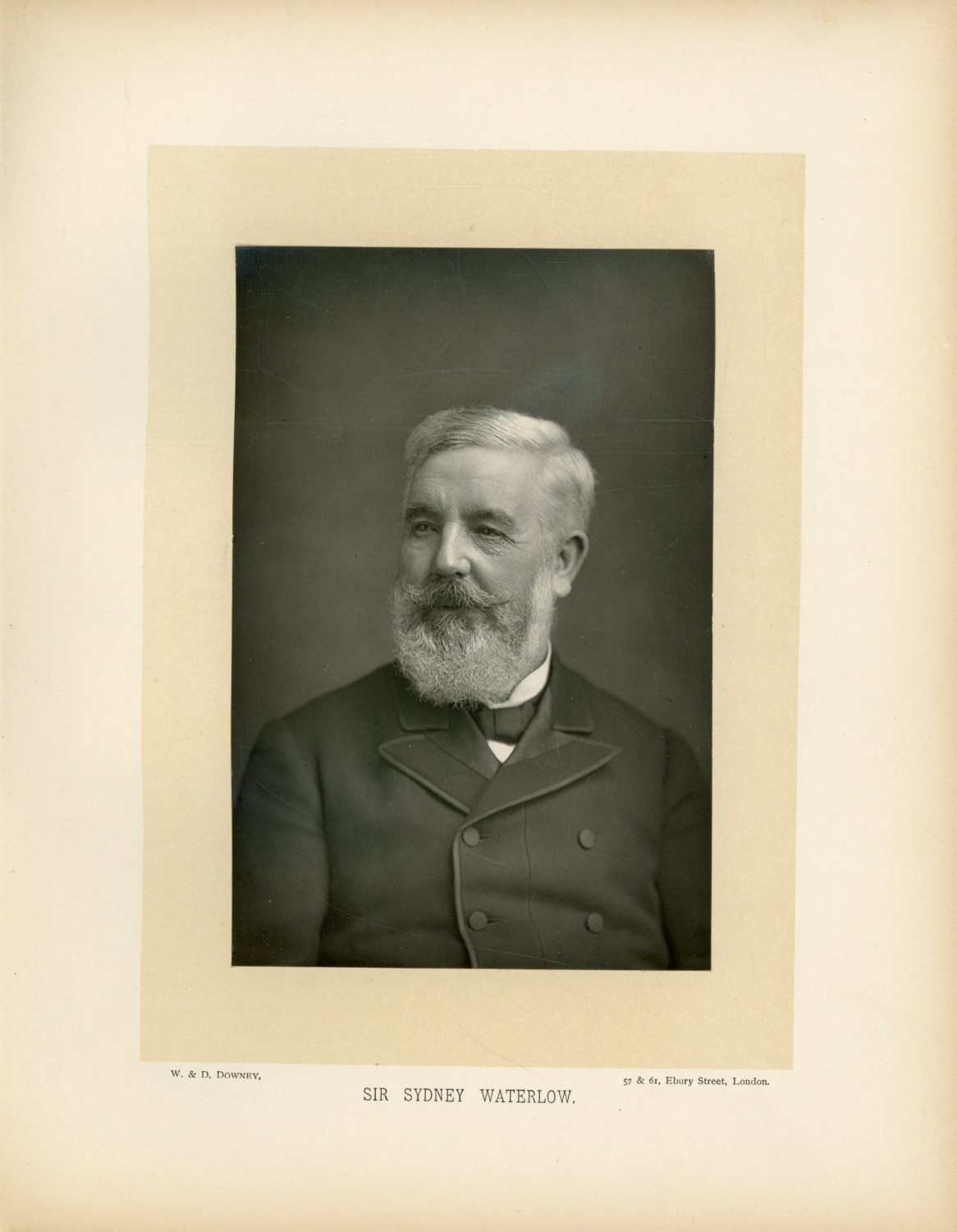 W&D Downey, London, Sir Sydney Waterlow (1822-1906) Vintage Albumin Print 