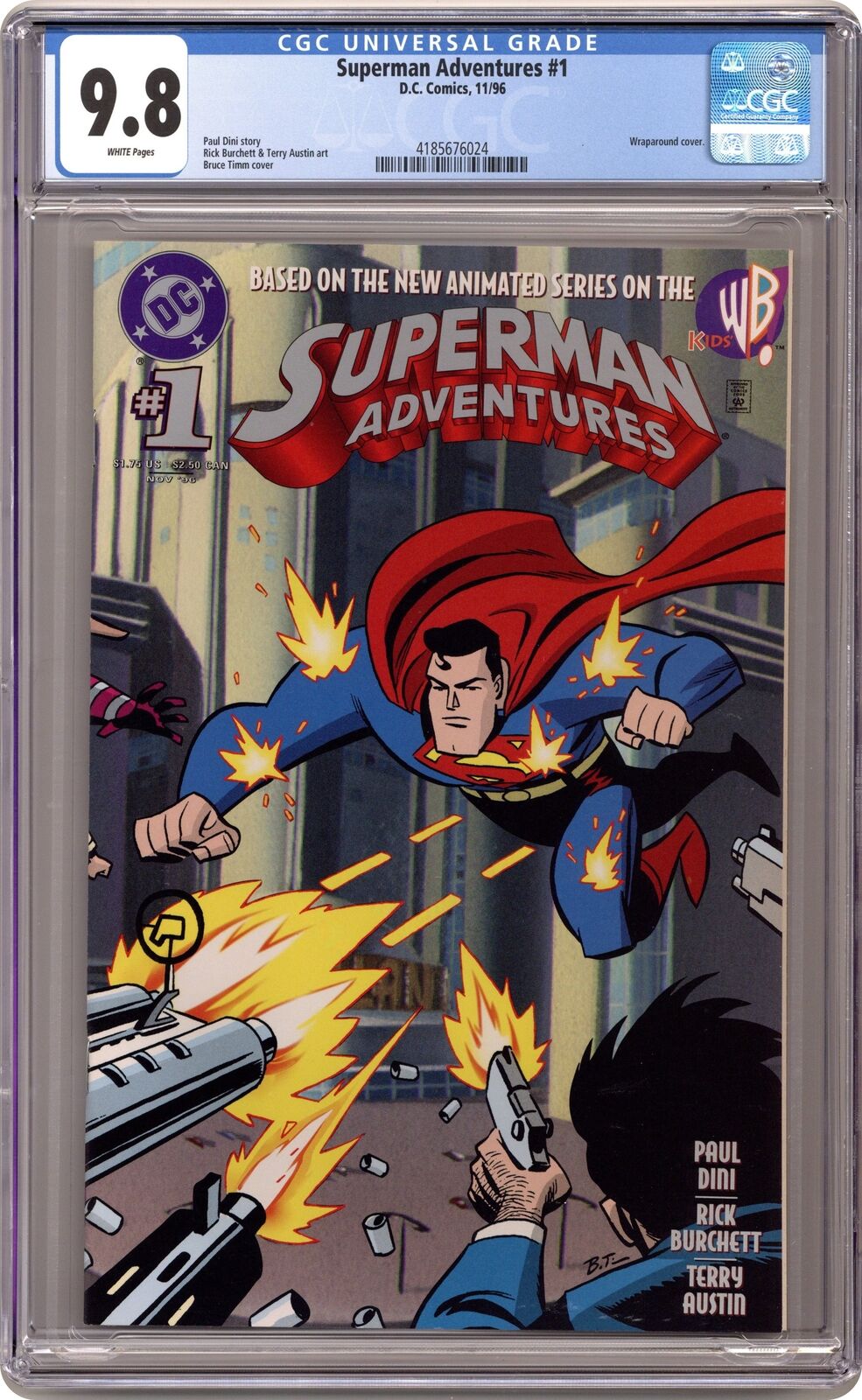 Superman Adventures #1 CGC 9.8 1996 4185676024