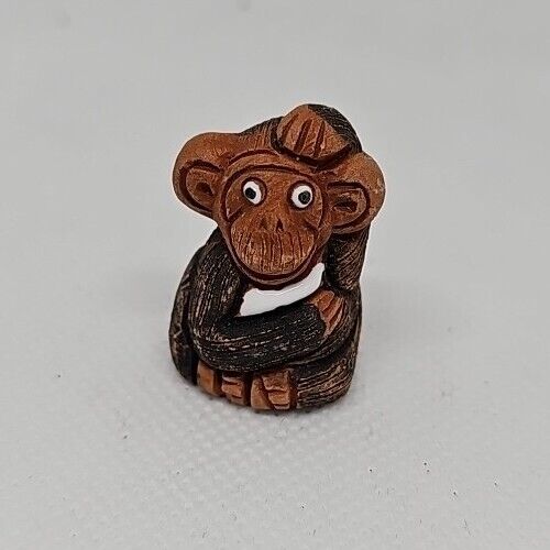 Vintage Casals of Peru Pottery Monkey Chimpanzee Detailed Figurine  1\