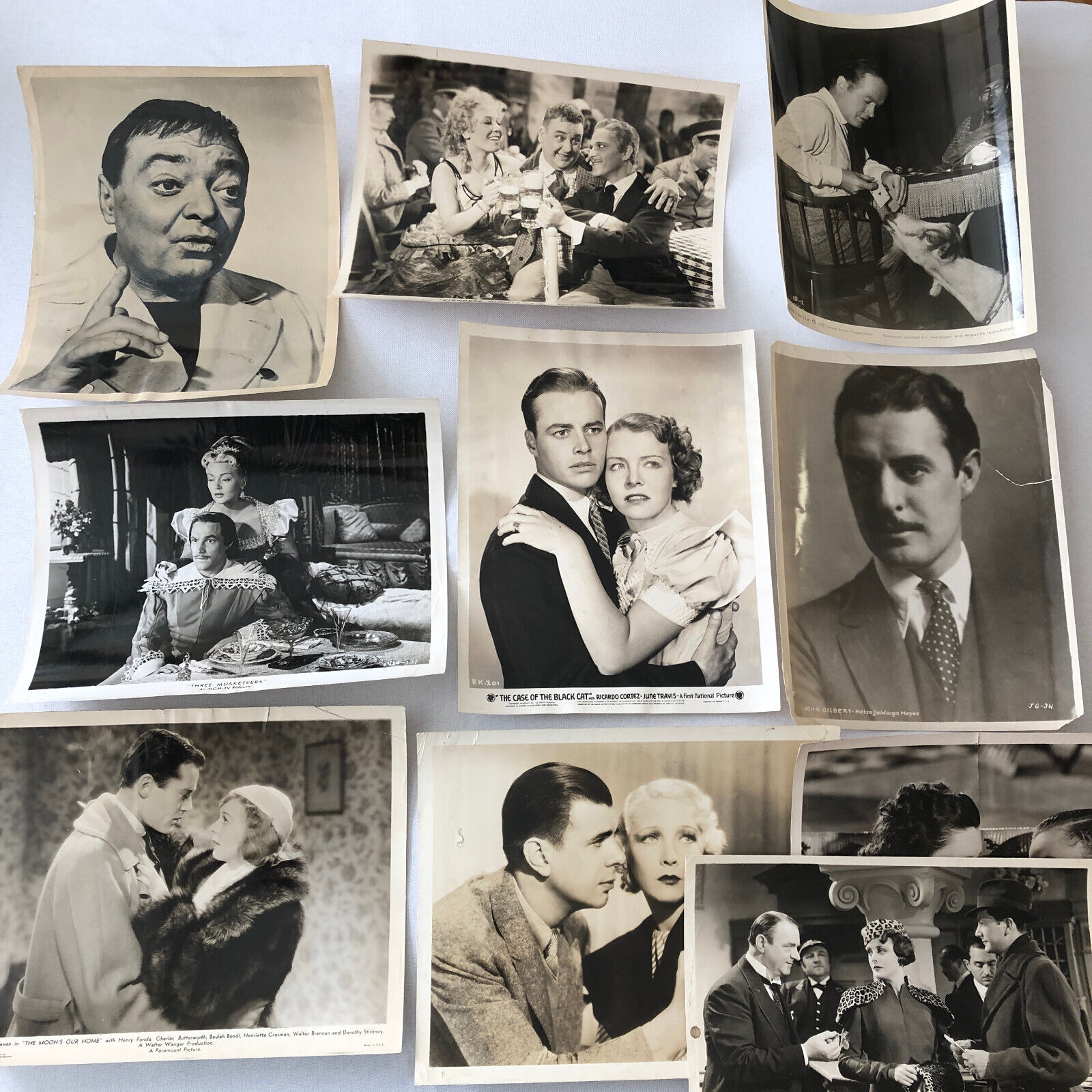 Vintage Movie Press Photo Photograph Lot of 10 1930s - 1960s Peter Lorre +