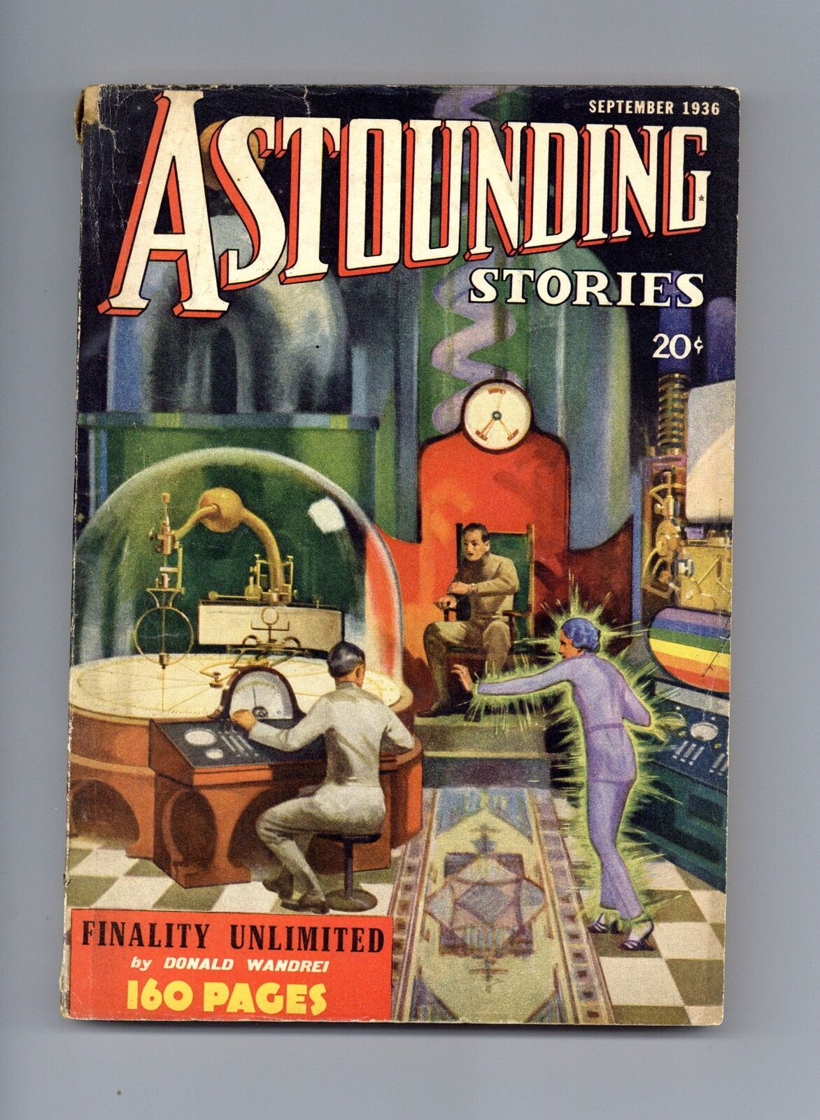 Astounding Stories Pulp Sep 1936 Vol. 18 #1 VG 4.0