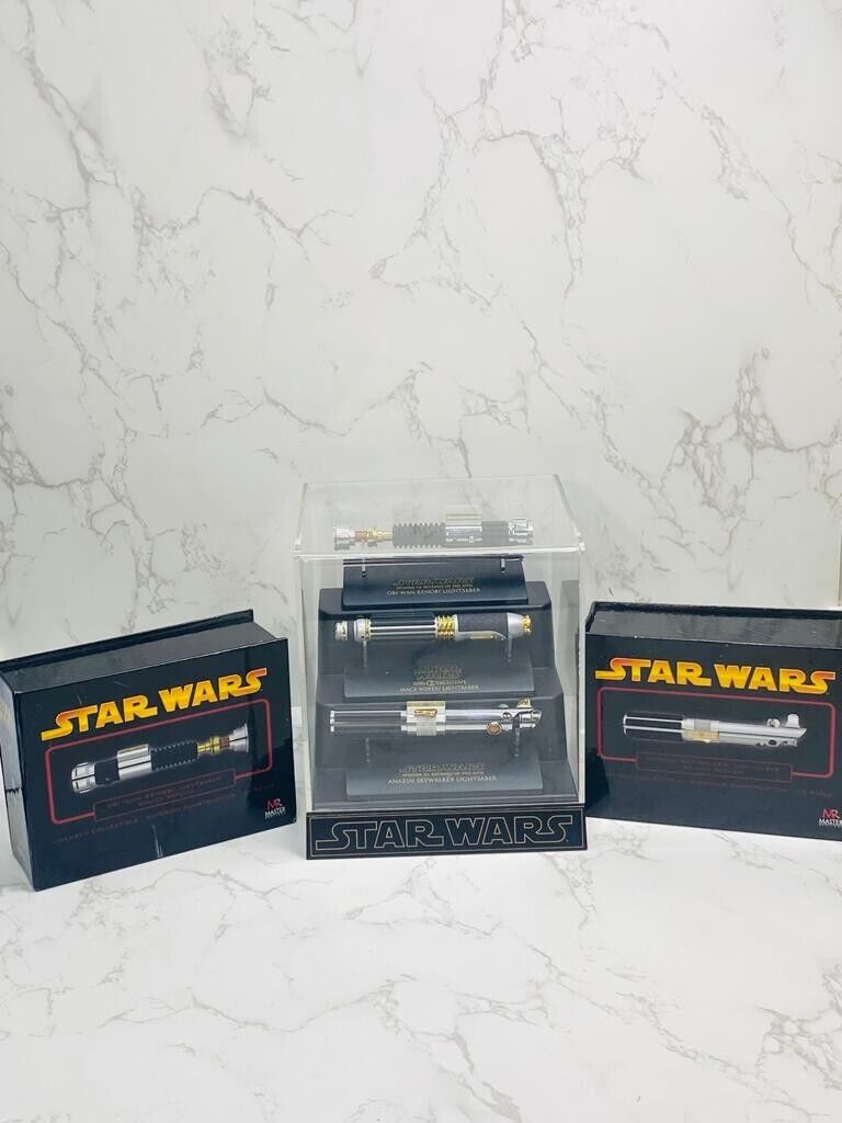 Star Wars Master Replica Mini Lightsaber Set Rare