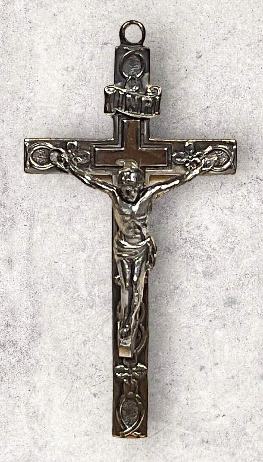 Vintage Sterling Silver 925 Catholic Rosary Crucifix Cross - 5.9g