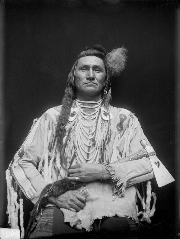 Chief Pretty Eagle Native American Indian 8 x 10 Photo vintage